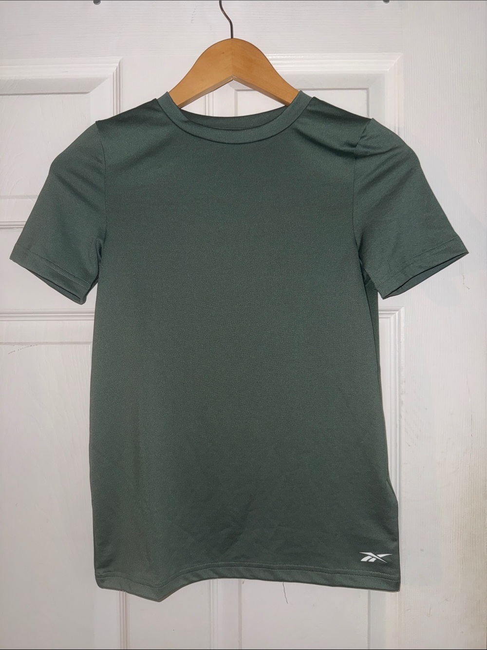 Reebok Olive Green Performance Crew Neck Tee